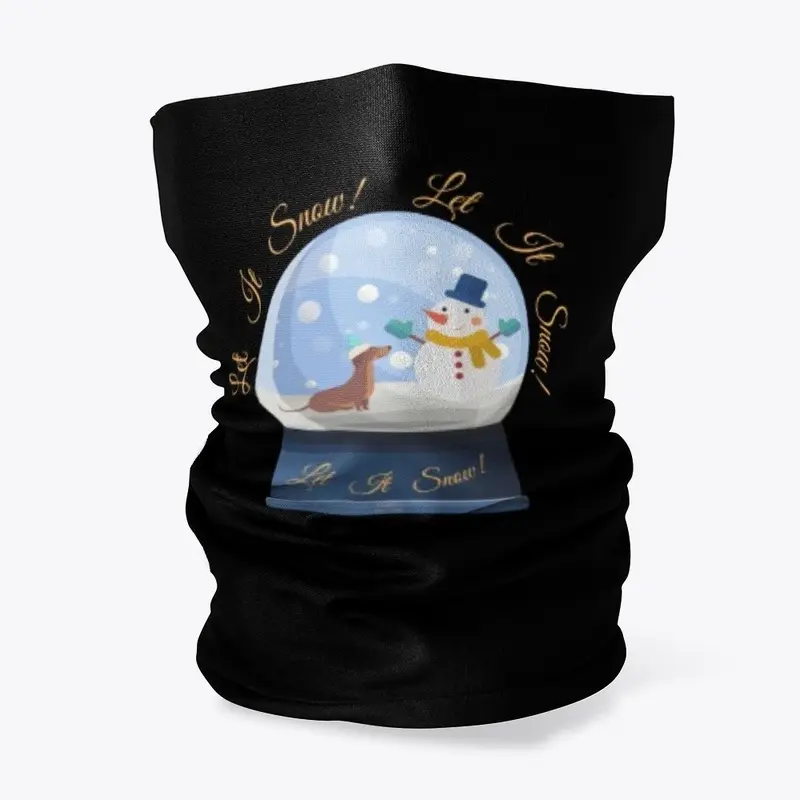 Let it Snow Dachshund Globe