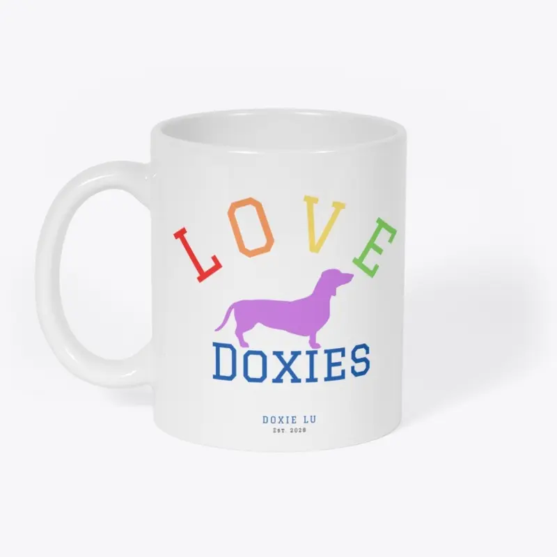 Love Rainbow Doxies -Dachshund